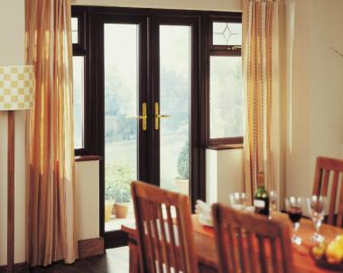 Rosewood PVC-u French doors