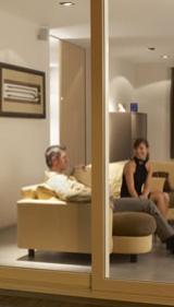 Cream PVC-u patio doors