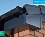 Grey roof-line with squareline gutter 