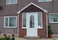 Gable Porch With PVC-u Door
